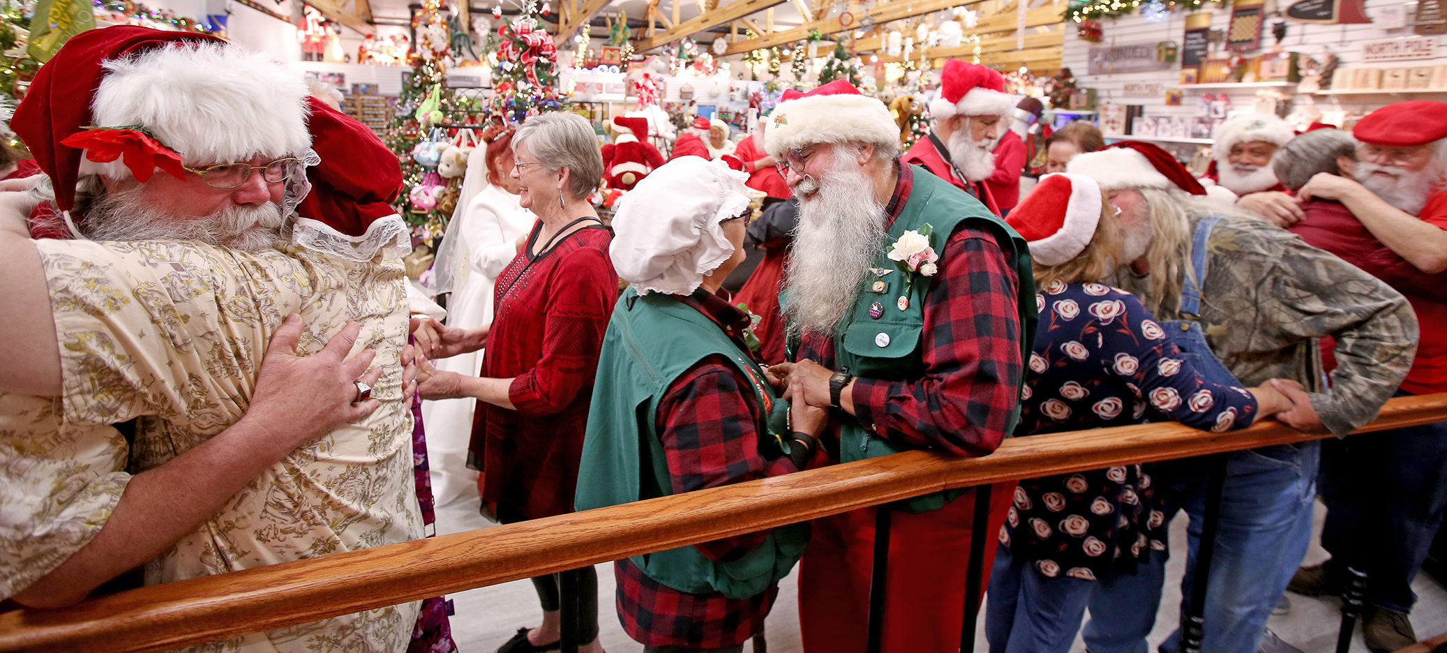 Santas Renew Wedding Vows